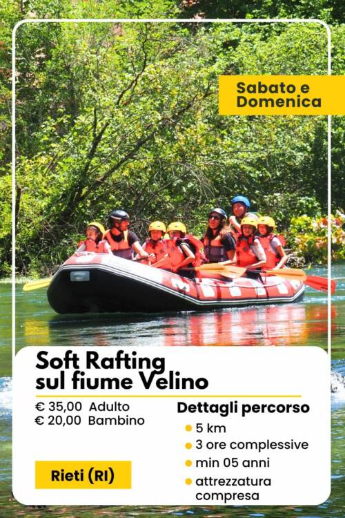 soft rafting fiume velino