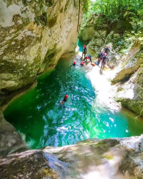 Canyoning nel Centro Italia
