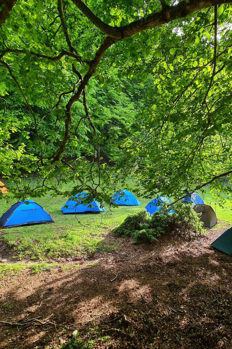 pernottamento in tenda