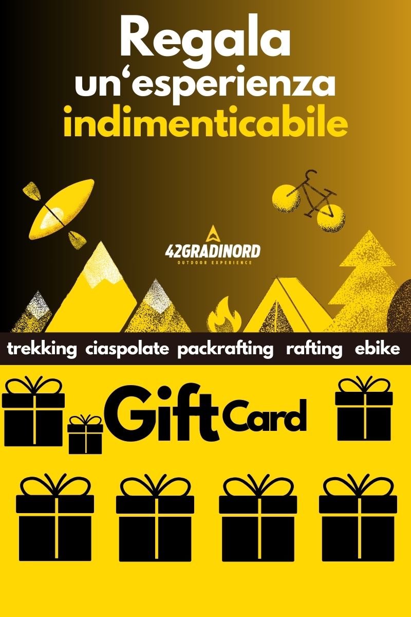 GIFT CARD 42 GRADI NORD REGALA UN'ESPERIENZA