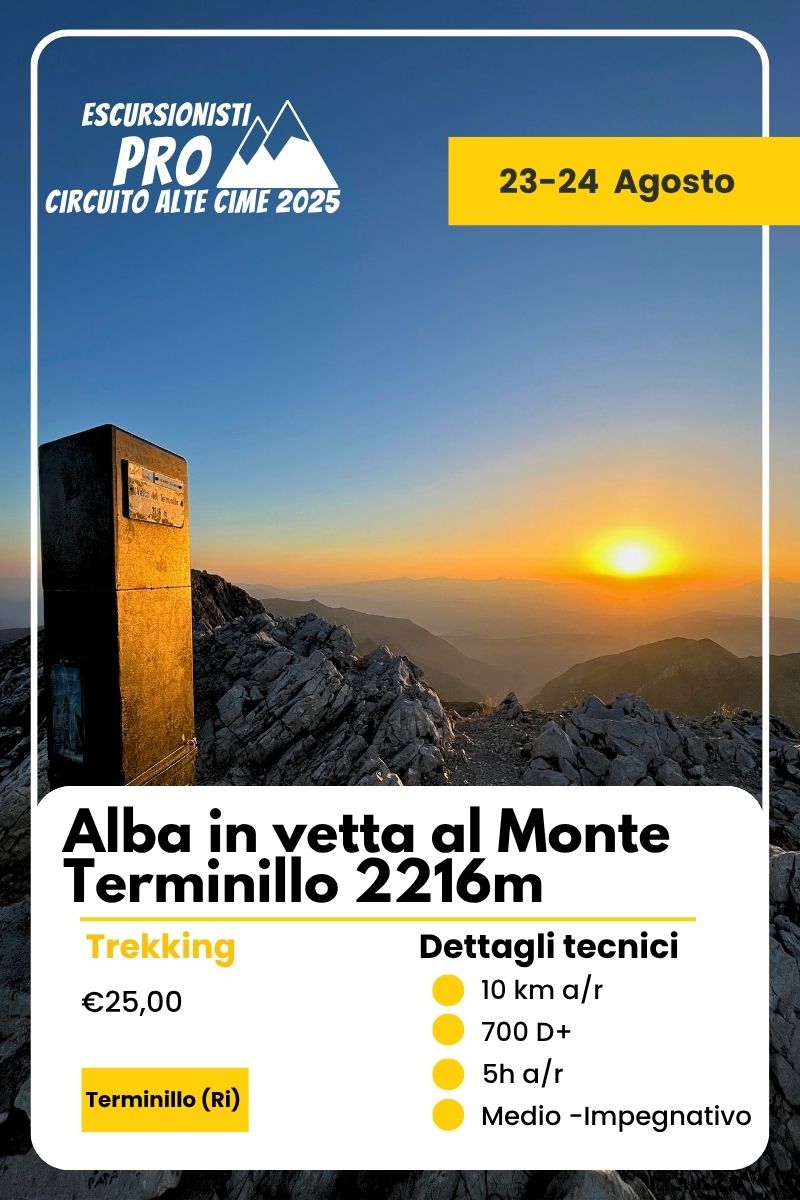 alba in vetta al Terminillo