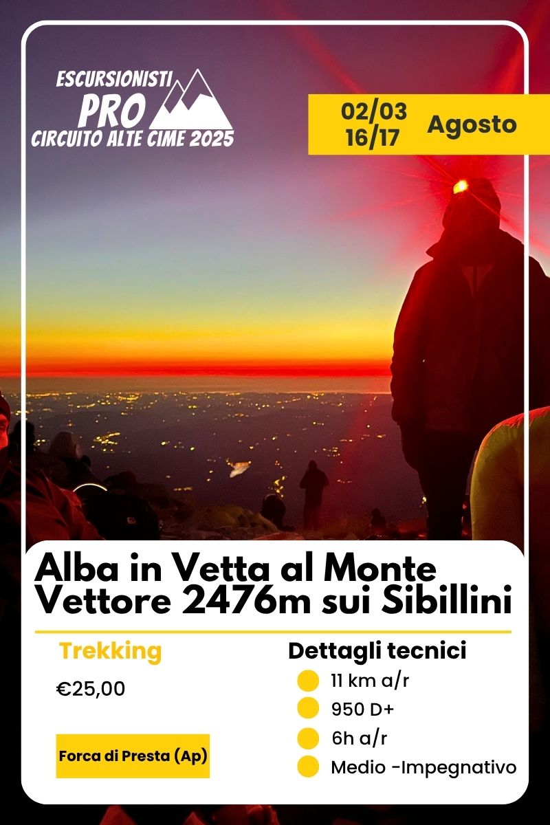 alba sul monte vettore