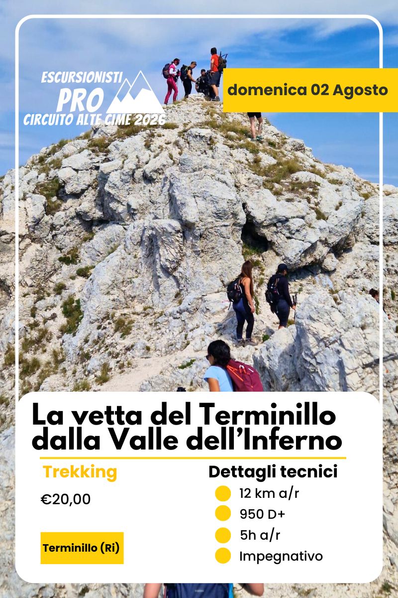 vetta del Terminillo dalla valle dell'Inferno