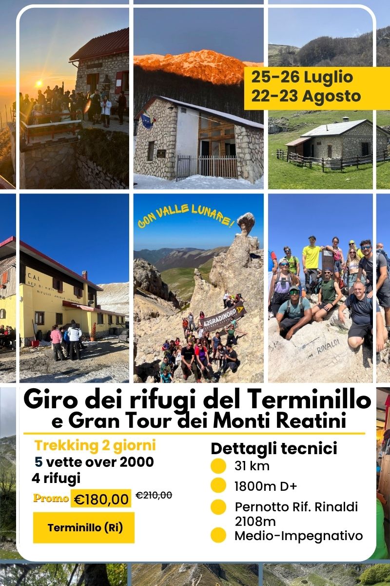 giro dei rifugi del terminillo
