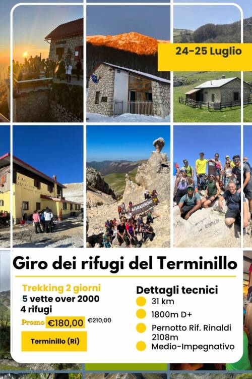giro dei rifugi del terminillo
