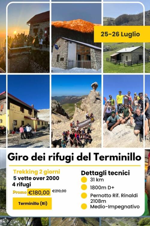 giro dei rifugi del terminillo